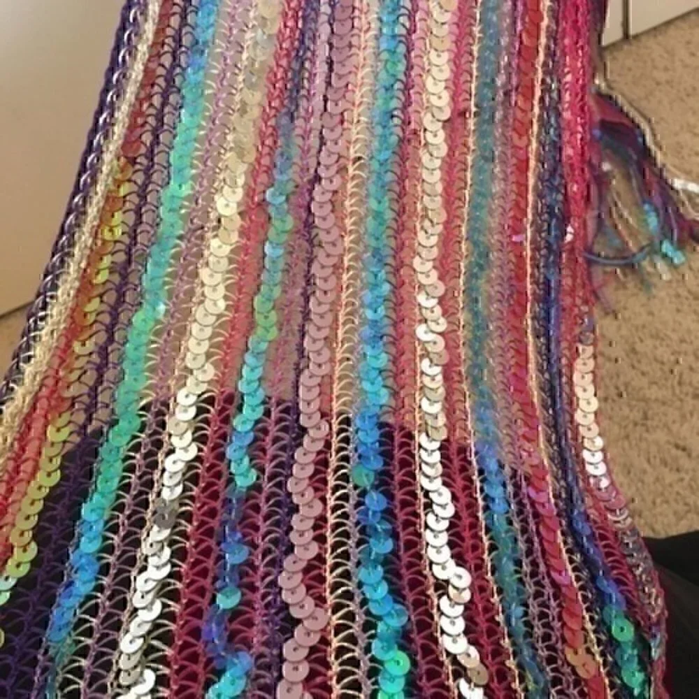 Girls Justice sequin scarf